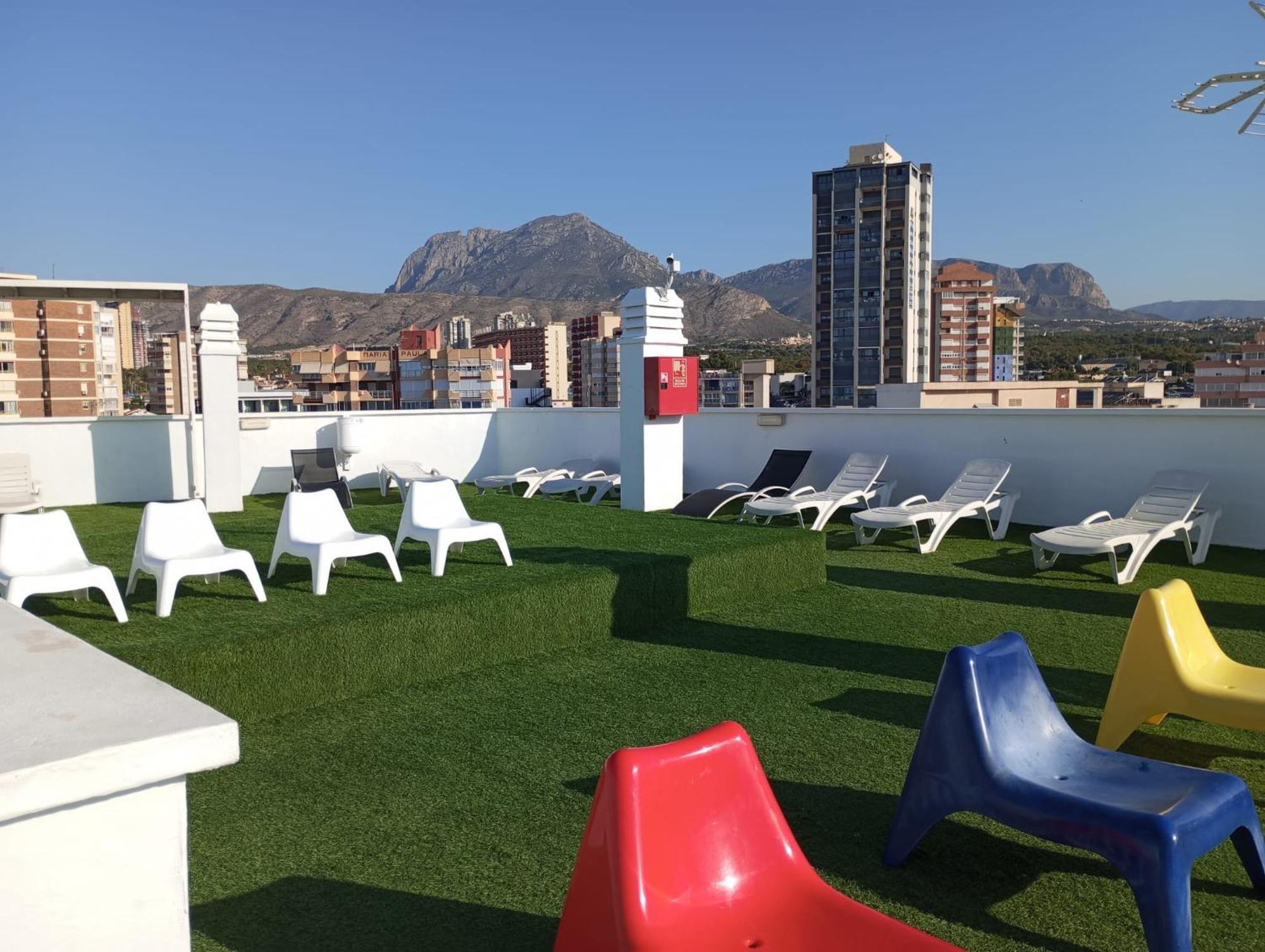 Hotel Fleming Playa Poniente Benidorm Exterior foto